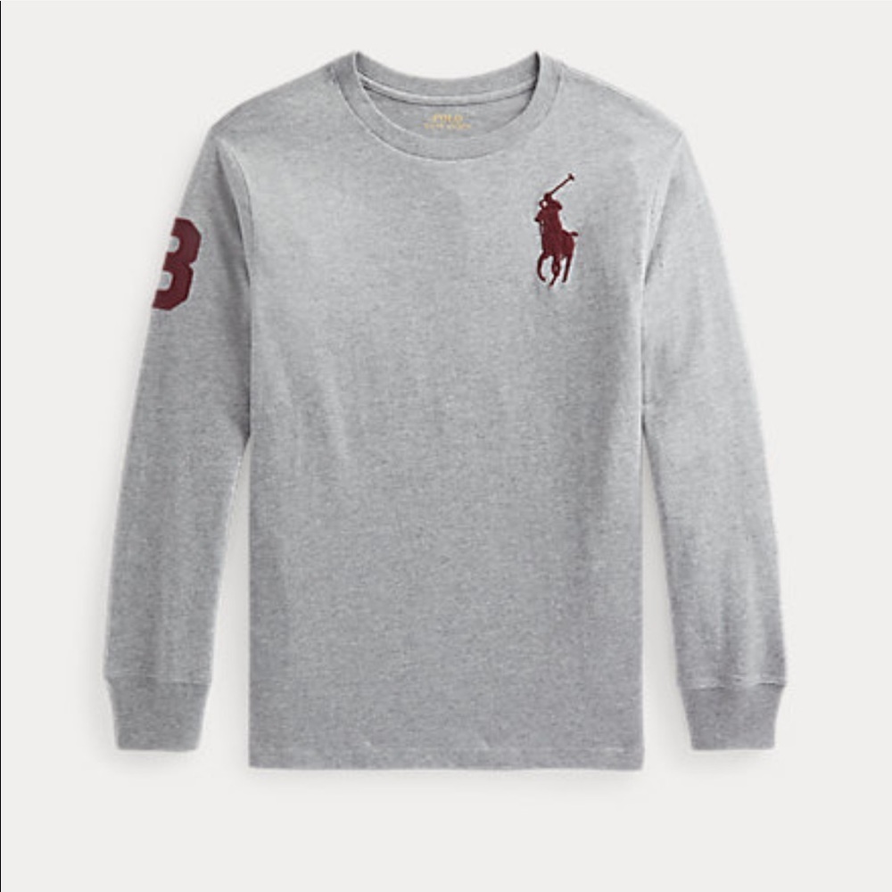 Polo Ralph Lauren Boys Big Pony Cotton Jersey Tee Size 14-16